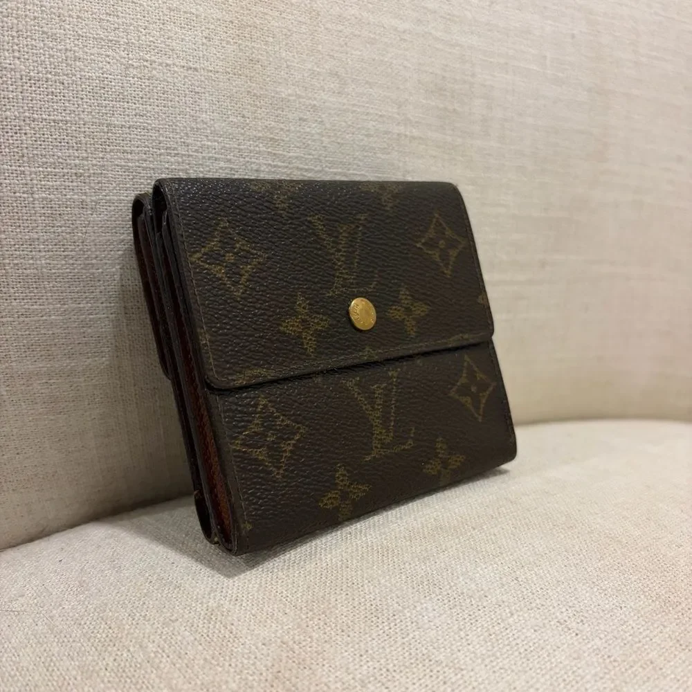 Louis Vuitton Portefeuille Trifold Wallet - Vintage Monogram Canvas